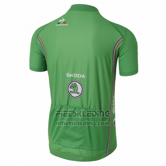 2016 Fietskleding Tour de France Groen Korte Mouwen en Koersbroek